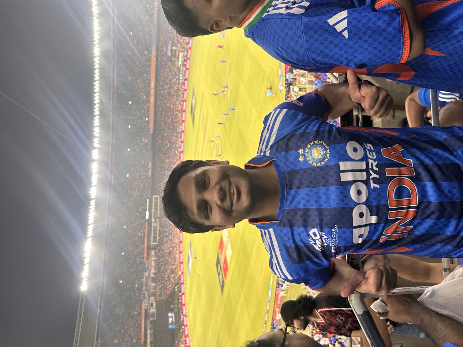 At the stadium